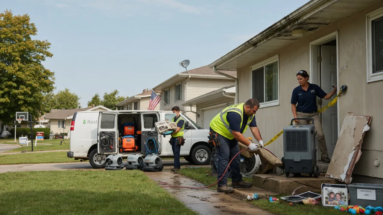 Water Damage Restoration in Blandinsville, IL near me